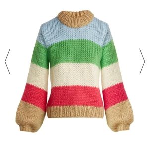 Ganni Julliard Mohair and wool blend sweater